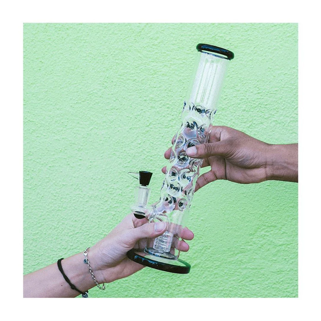 Straight Tube Bubble Bong 10" - Image 3