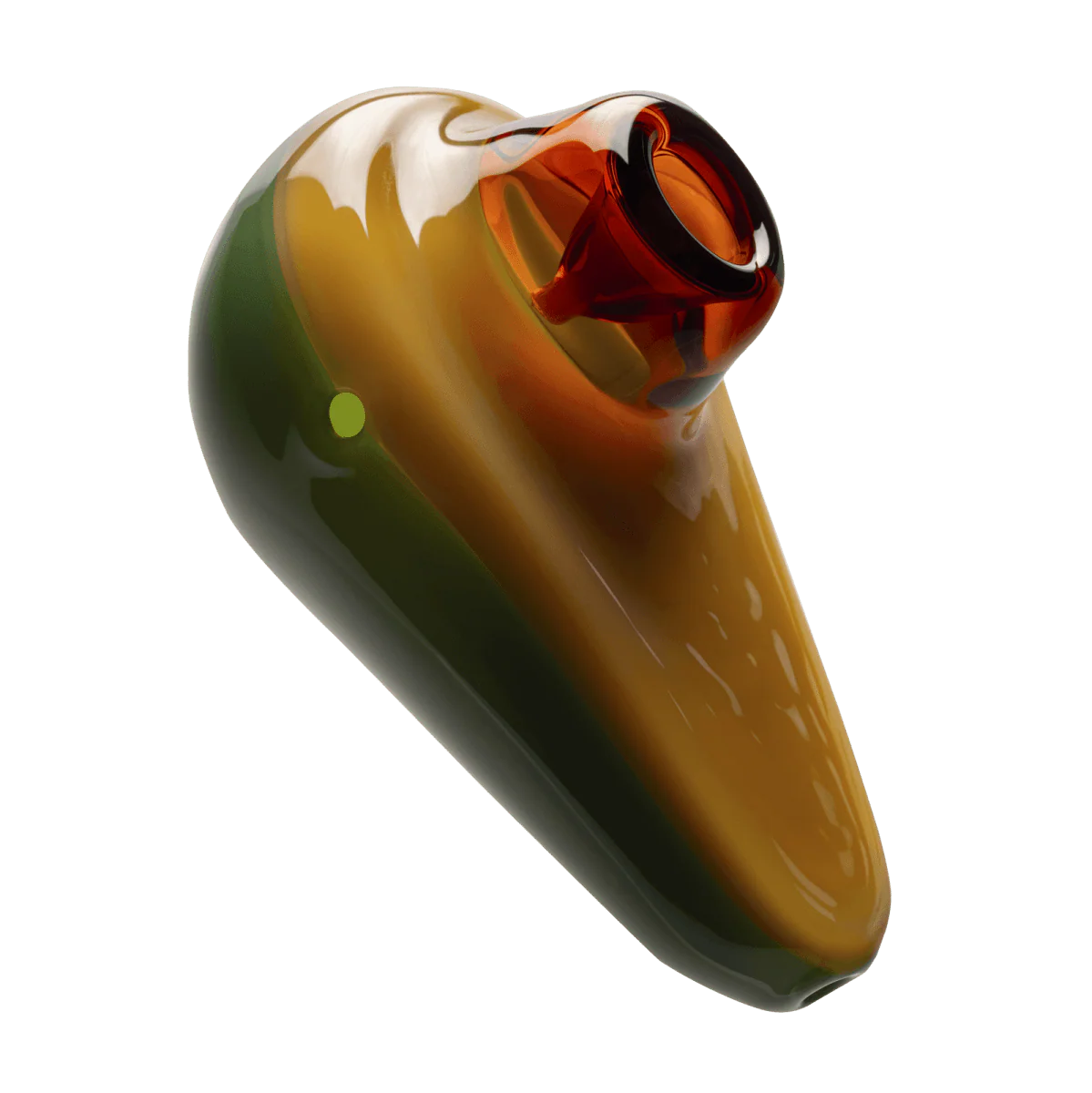 Goody Glass - Avocado Hand Pipe - Image 5