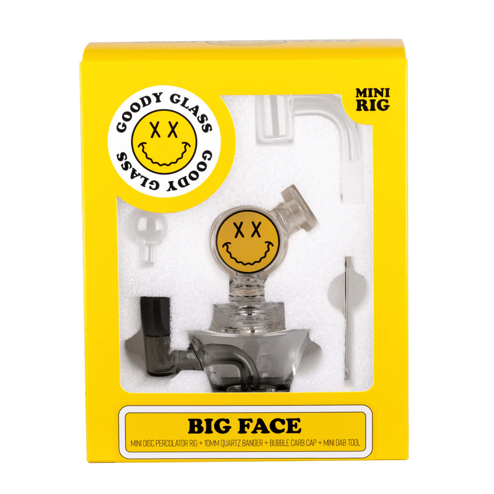 Goody Glass - Big Face Mini Dab Rig 4-Piece Kit - Image 7