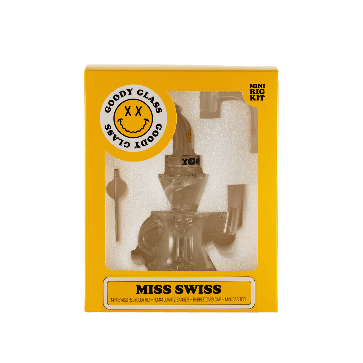 Goody Glass - Miss Swiss Mini Dab Rig 4-Piece Kit - Image 3