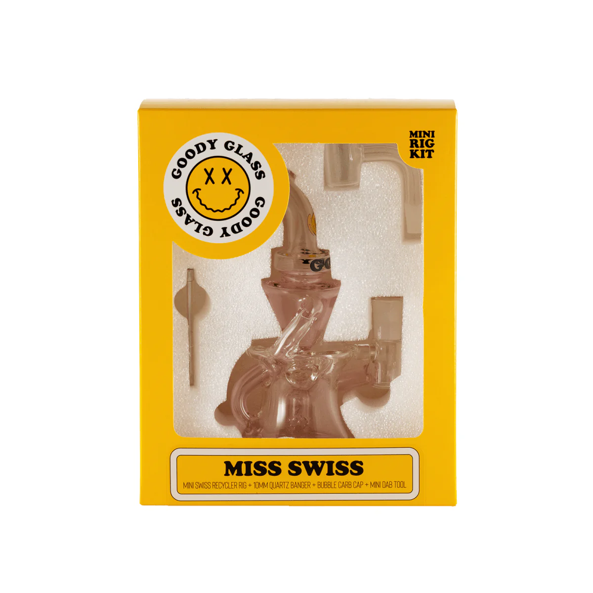 Goody Glass - Miss Swiss Mini Dab Rig 4-Piece Kit - Image 4