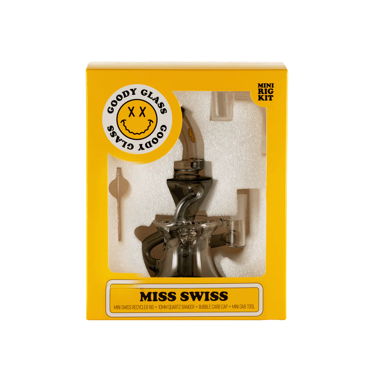 Goody Glass - Miss Swiss Mini Dab Rig 4-Piece Kit - Image 5