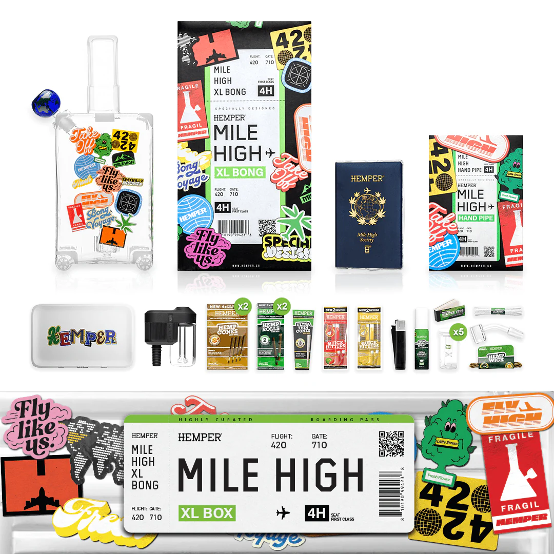 Mile High Suitcase XL Bong Box
